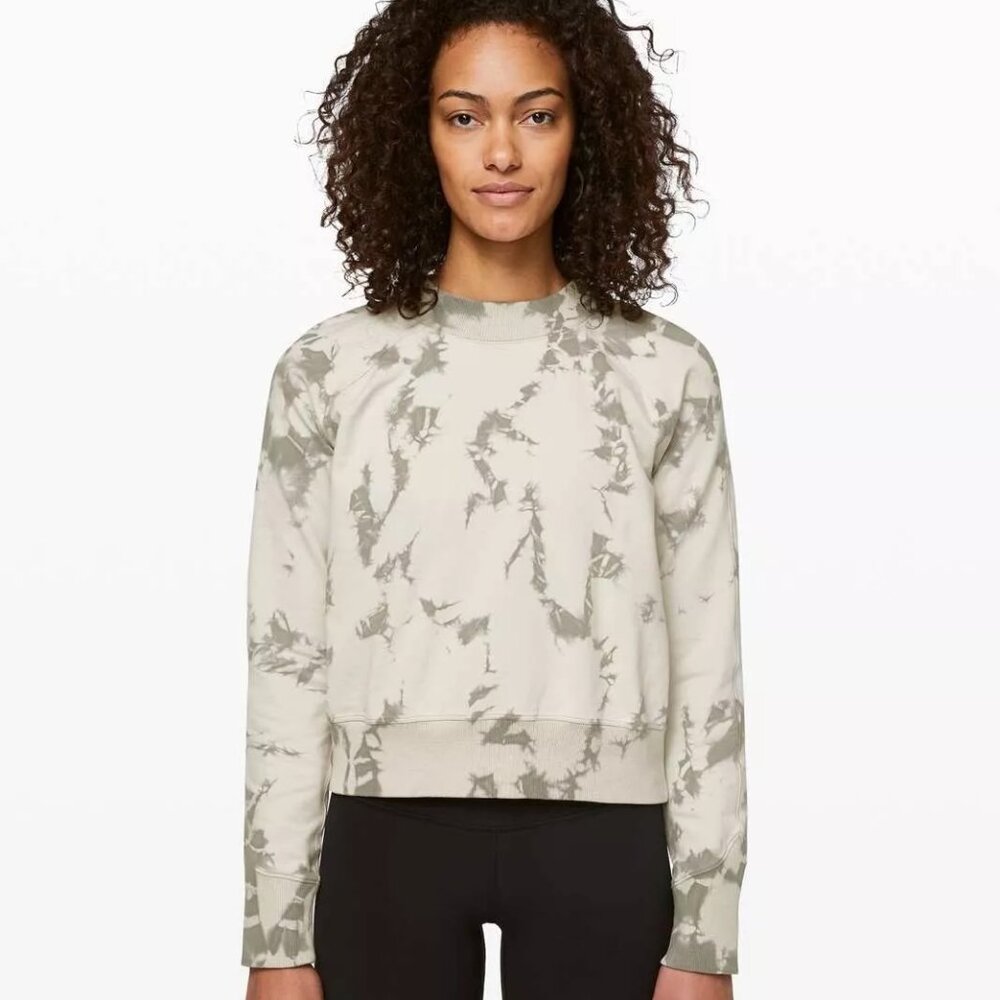 Lululemon Ready to Roll Crewneck Sweatshirt Tye Die